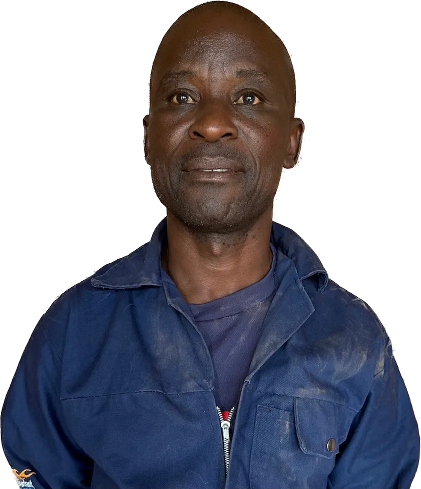 Photo of carpentry facilitator - Alexander Gama 