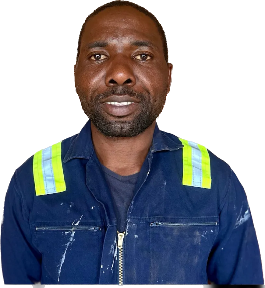 Photo of carpentry facilitator - Antony Chapika 