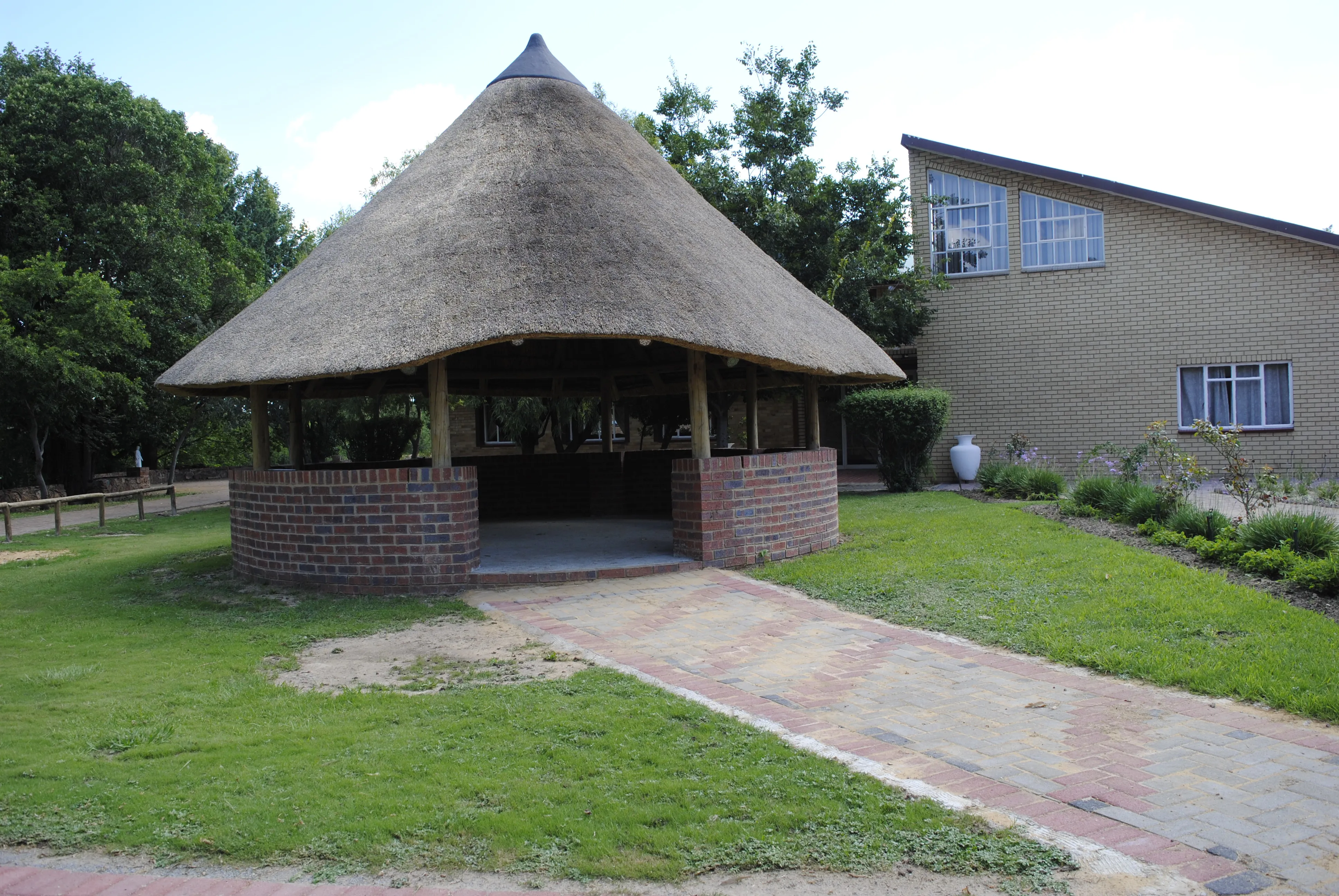 Hut Outside La Verna Catholic Church